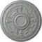 Ekena Millwork Tellson Ceiling Medallion (Fits Canopies up to 6 3/4"), 30 5/8"OD x 2 1/2"P, Primed White CM30TE - alternate 1